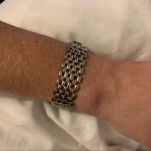 Silver Plated Mesh Bracelet 